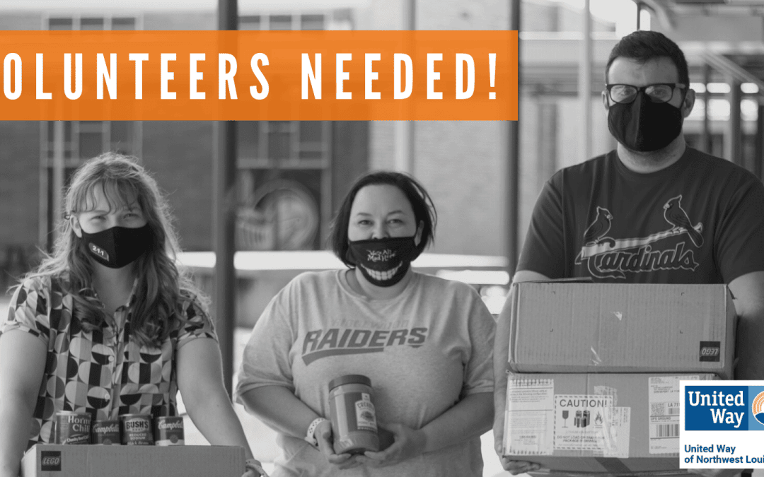 UNITED WAY SEARCHES FOR VOLUNTEERS TO ASSIST WITH DONATIONS FOR HURRICANE IDA EVACUEES
