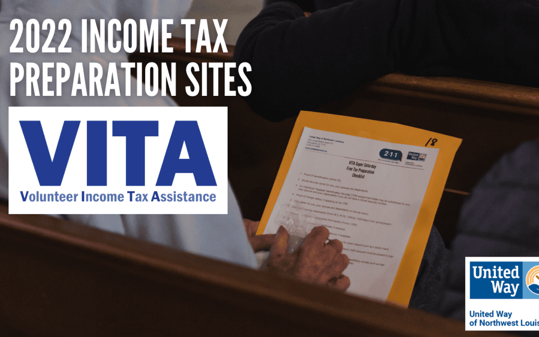 UNITED WAY ANNOUNCES 2022 VITA SITES