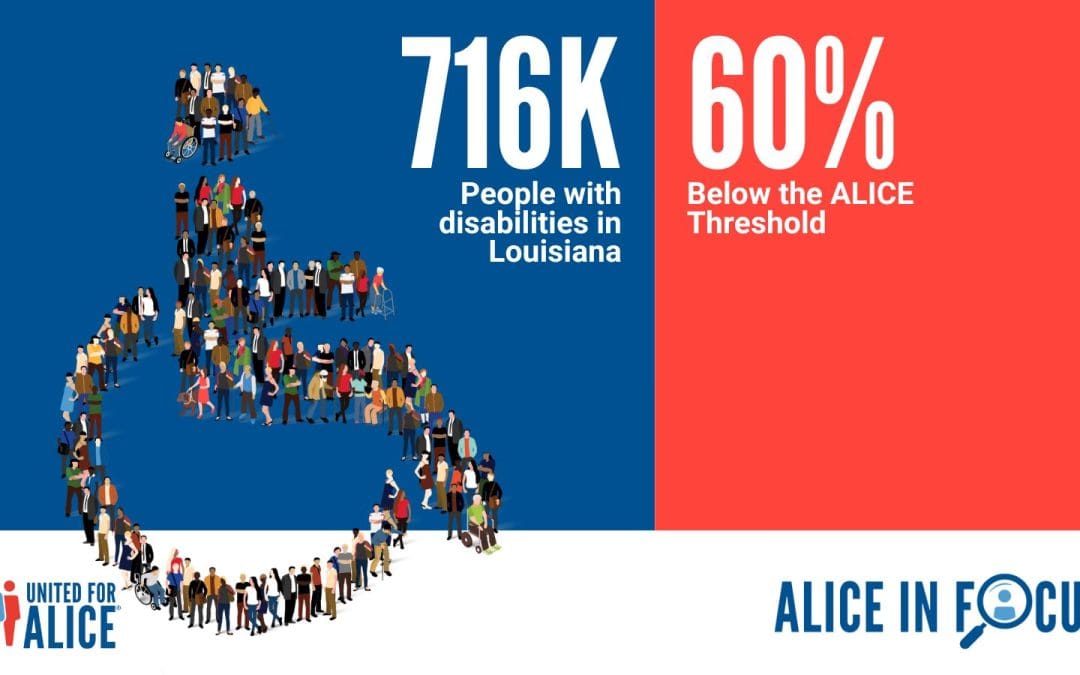 60% OF PEOPLE WITH DISABILITIES IN LOUISIANA ARE LIVING IN FINANCIAL HARDSHIP