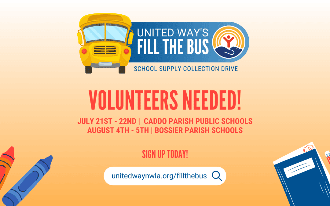 UNITED WAY SEEKS VOLUNTEERS FOR SCHOOL SUPPLY DRIVE