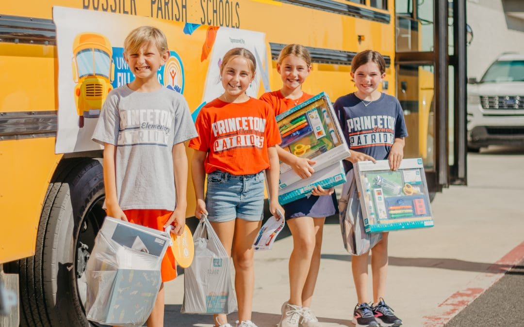 UNITED WAY COLLECTS 18,000 SCHOOL SUPPLIES FOR BOSSIER & CADDO PARISH STUDENTS