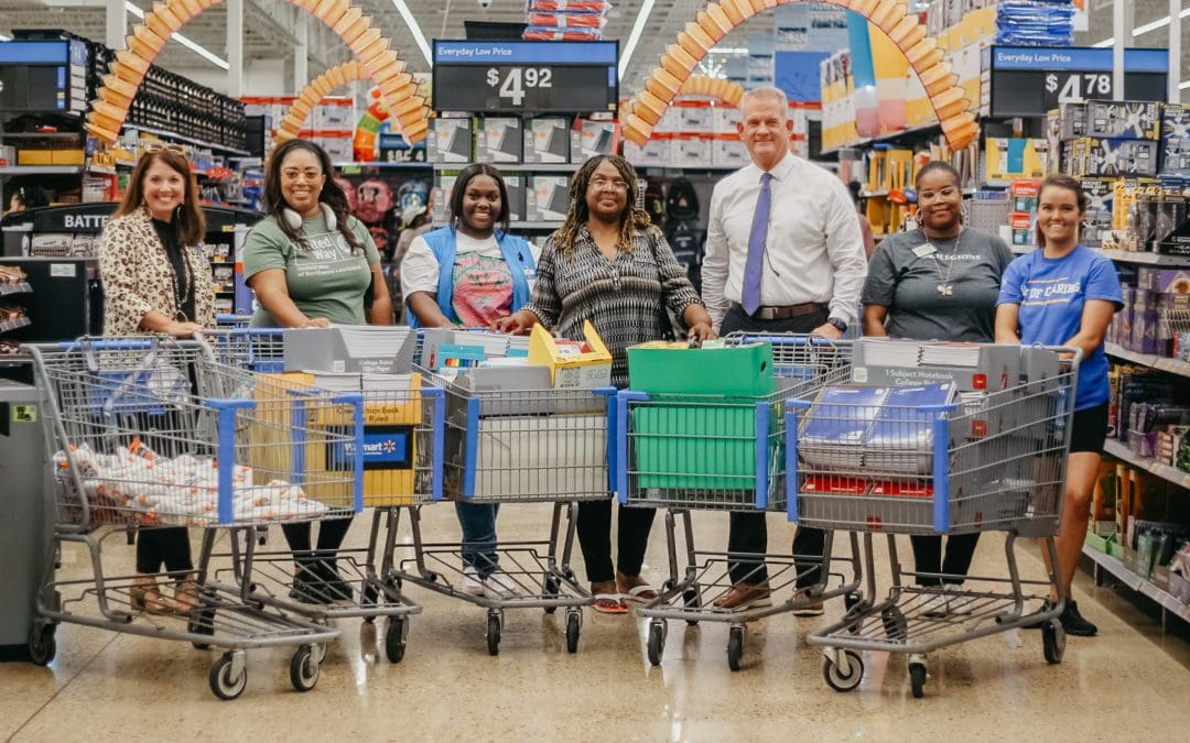 UNITED WAY COLLECTS 29,000 SCHOOL SUPPLIES FOR BOSSIER & CADDO PARISH STUDENTS