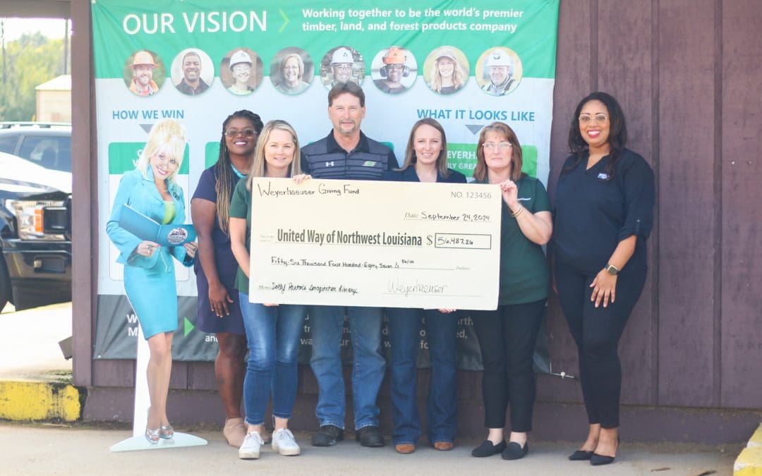 UNITED WAY IS AWARDED $56,000 FROM WEYERHAEUSER TO SUPPORT DOLLY PARTON’S IMAGINATION LIBRARY